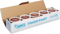 ESTOJO 5 BOTES PINTURA DEDOS JOVI 125ML CASTANHO