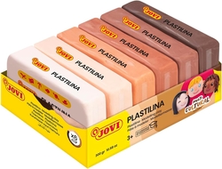 C / 6 PLASTILINA TACOS JOVI 70 SMALL 50G. MULTICULTURAL