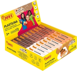C/18 BARRAS PLASTICINA JOVI 70 PEQUENA 50G. MULTICULTURAL