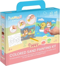 Kit pinta con arena 45g 8 colores surtidos serie kawaii