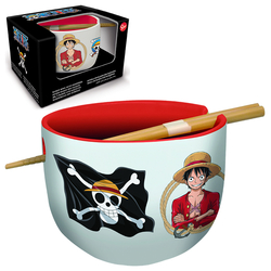 One Piece - Cuenco De Ramen Calavera Y Luffy
