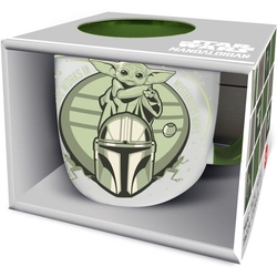 Taza Elite Mandaloriano Y Grogu 380 Ml