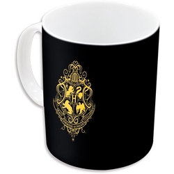 Taza Térmica Escudo Hogwarts Y Dragón 325 Ml