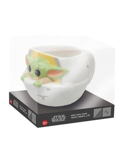 Taza Ceramica 3D Grogu 370ml (Caja Regalo)