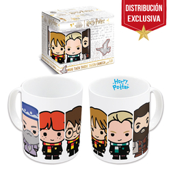Harry Potter - Taza De 325 Ml Blanca Personajes (Distr. Excl