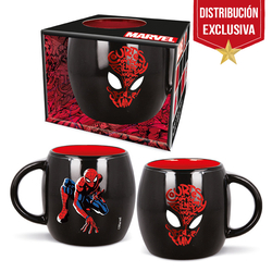 Spider-Man - Taza De 380 Ml Globe Spiderman Y Mscara (Distr.