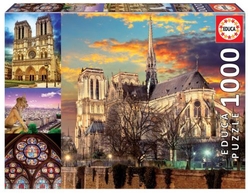 COLLAGE DE NOTRE DAME PUZZLE 1000 PIÈCES