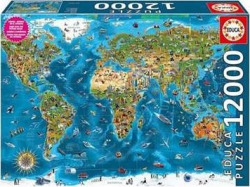 PUZZLE MERVEILLES DU MUNDO 12000 PIÈCES