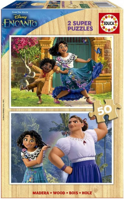 2 PUZZLES 50 PIÈCES ENCANTO DISNEY
