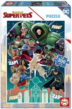 DC LEAGUE OF SUPERPETS PUZZLE 300 PIECES