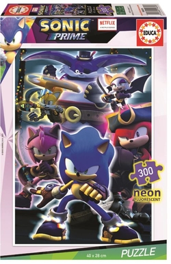SONIC NEON CHILDREN'S PUZZLE 300 PIECES