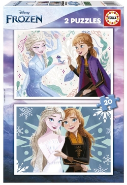 FROZEN 2X20 PIECES PUZZLE
