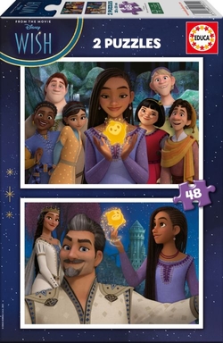 PUZZLE 2X48 PIECES WISH