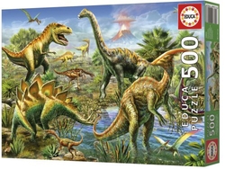 PUZZLE 500 PIÈCES PATIO JURASICO