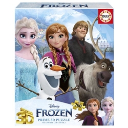 PUZLE 3D LENTICULAR 200 PECES FROZEN