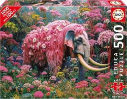 PUZZLE 500 PIEZAS PLUS ELEFANTE FLORAL