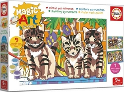 MAGIC ART NUMBER ART +9 GATOS Y PERROS