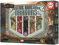 PUZZLE 300 PIEZAS COMO ENTRENAR A TU DRAGON