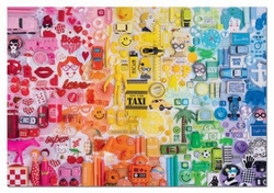 PUZZLE 500 PIEZAS COLLAGE DE COLORES