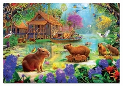 PUZZLE 500 PIEZAS PUEBLO DE CAPYBARA
