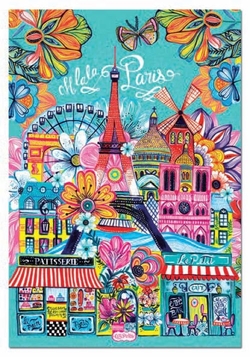 PUZZLE 1000 PIEZAS PARIS CAR PINTOS