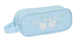 PORTATOT DOBLE GLOWLAB CISNES 21X8X6CM