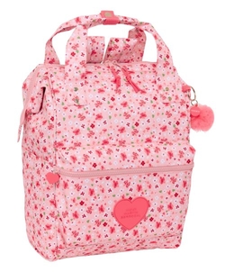 BACKPACK WITH LAPTOP HANDLES 13 VMB IN BLOOM 27X4X19CM
