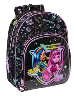 MOCHILA INFANTIL ADAPT.CARRO MONSTER HIGH 28X34X1CM