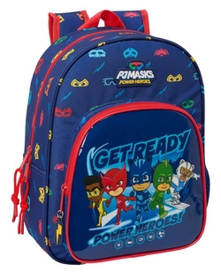 MOCHILA INFANTIL ADAPT.CARRO PJMASKS READY 26X34X11CM