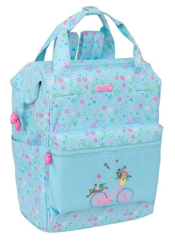 MOCHILA CON ASAS RECI PORTATIL 13 BICICLETA 27X40X19CM