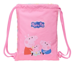 SACO PLANO JUNIOR PEPPA PIG BABY PIG 26x34x1cm