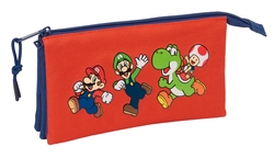 PORTATODO TRIPLE SUPER MARIO MAMMA MIA 22x12x3cm