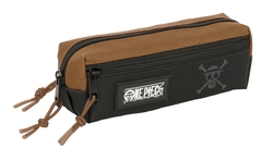 PORTATODO TRIPLE PEQUEÑO CON GOMA ELASTICA 22CM ONE PIECE 22x8,5x6cm
