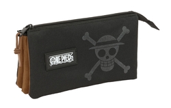 PORTATODO TRIPLE ONE PIECE 22x12x3cm