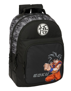 MOCHILA DOBLE ADAPTABLE CARRO DRAGON BALL 32x42x15cm