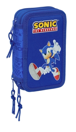 PLUMIER TRIPLE 37 PIEZAS SONIC 12,5x19,5x5,5cm
