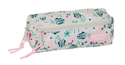 PORTATODO TRIPLE PEQUEÑO CON GOMA ELASTICA 22CM MINNIE MOUSE MINTY 22x8,5x6cm