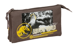 PORTATODO TRIPLE JURASSIC WORLD 22x12x3cm
