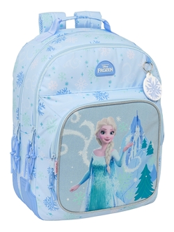 MOCHILA DOBLE ADAPTABLE A CARRO FROZEN 32x42x15cm