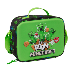 PORTAMERIENDAS NEVERA 3D MINECRAFT 25x19,5x9cm