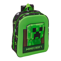 MOCHILA GUARDERIA 3D MINECRAFT 22x27x10cm