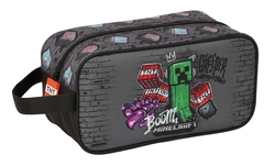 ZAPATILLERO MEDIANO MINECRAFT GRAFFITI 29x15x14cm