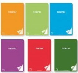PACK/6 CAHIER A5+ 48H 90G CUAD. 6X6 C/M FLEXIPAC T.PLASTICO