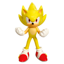 Figura Super Sonic Sonic The Hedgehog 6 Unidades