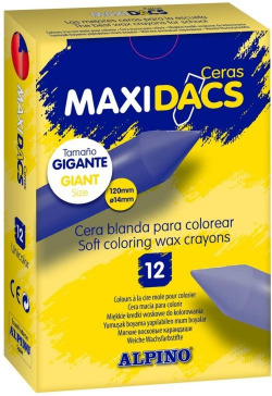 C/12 CERAS BLANDAS MAXIDACS MARRON OSCURO