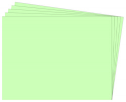 PACK/25 PAPIER CARTON FIXO 50X65 180G. VERT AGUA