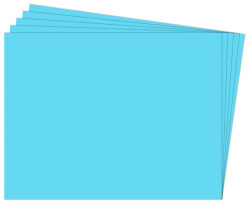 PAQ/25 CARTOLINA FIXO 50X65 180G. BLAU MALDIVAS