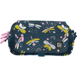 PORTATODO TRIPLE CON SOLAPA B&B DRAGON FLY 23x10x10cm