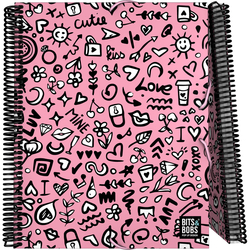CARPETA FUNDAS MAXIPLAS PP 30F B&B I LOVE YOU 20,4x30,7x1,6cm