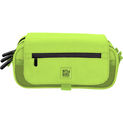 PORTATODO TRIPLE CON SOLAPA B&B FLUOR P VERD 22,5x12x14cm
